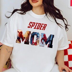 Spider Mom Custom Family Mothers Day Graphic Gift Shirt 92